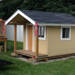 7x10 Playhouse moved in Oconomowoc WI